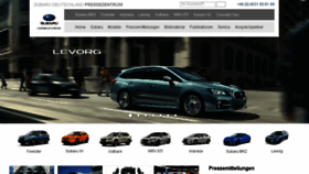 What Subaru-presse.de website looked like in 2017 (7 years ago)