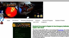 What Sheriffcitrus.org website looked like in 2017 (7 years ago)