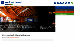 What Scherwat.de website looked like in 2017 (7 years ago)