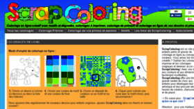 What Scrapcoloring.fr website looked like in 2017 (7 years ago)