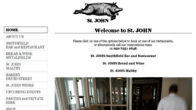 What Stjohnbreadandwine.com website looked like in 2017 (7 years ago)