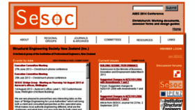 What Sesoc.org.nz website looked like in 2017 (7 years ago)
