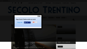 What Secolo-trentino.com website looked like in 2017 (7 years ago)