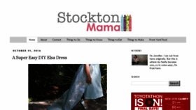 What Stocktonmama.com website looked like in 2017 (7 years ago)