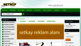 What Setkay.com.tr website looked like in 2017 (8 years ago)