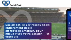 What Socialfoot.fr website looked like in 2017 (7 years ago)