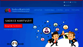 What Sadecekartvizit.com website looked like in 2017 (7 years ago)