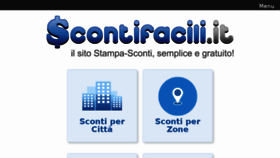 What Scontifacili.it website looked like in 2017 (7 years ago)