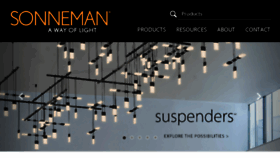 What Sonnemanawayoflight.com website looked like in 2017 (7 years ago)