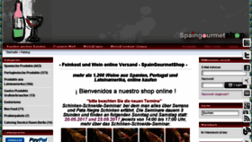 What Spaingourmetshop.com website looked like in 2017 (7 years ago)