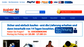 What Superteleshopping.de website looked like in 2017 (7 years ago)