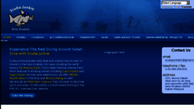 What Scubajunkiekk.com website looked like in 2017 (7 years ago)