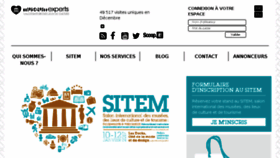What Simesitem.fr website looked like in 2017 (7 years ago)