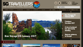 What Sgtravellers.com website looked like in 2017 (7 years ago)