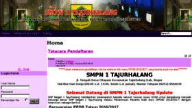 What Smpn1tajurhalang.sch.id website looked like in 2017 (7 years ago)