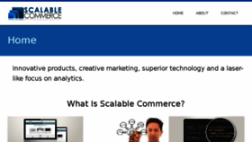 What Scalablecommerce.com website looked like in 2017 (7 years ago)