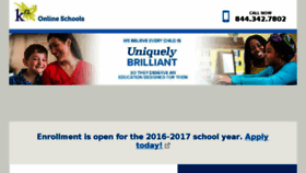 What Start.k12.com website looked like in 2017 (7 years ago)