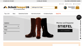 What Schuhtempel24.de website looked like in 2017 (7 years ago)