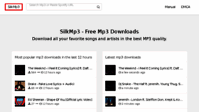 What Silkmp3.com website looked like in 2017 (7 years ago)