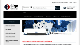 What Signsupply.com.au website looked like in 2017 (7 years ago)