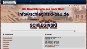 What Schleginski-bau.de website looked like in 2017 (7 years ago)