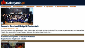 What Salezjanie.pl website looked like in 2017 (7 years ago)