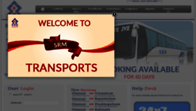 What Srmtransports.in website looked like in 2017 (7 years ago)
