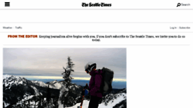 What Seattletimes.com website looked like in 2017 (7 years ago)