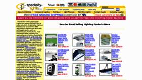 What Specialty-lights.com website looked like in 2011 (12 years ago)