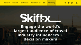 What Skiftx.com website looked like in 2017 (7 years ago)
