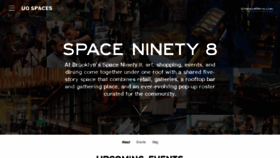 What Spaceninety8.com website looked like in 2017 (7 years ago)