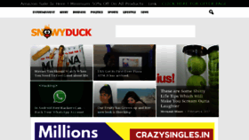 What Snowyduck.com website looked like in 2017 (7 years ago)