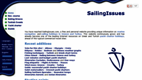 What Sailingissues.com website looked like in 2017 (7 years ago)