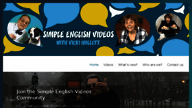 What Simpleenglishvideos.com website looked like in 2017 (7 years ago)