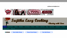 What Sujithaeasycooking.com website looked like in 2017 (7 years ago)