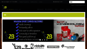 What Sportzonderblessure.nl website looked like in 2017 (7 years ago)