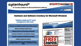 What Systemhound.com website looked like in 2017 (7 years ago)