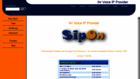 What Sipon.de website looked like in 2017 (7 years ago)