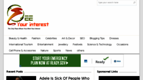 What Seeyourinterest.com website looked like in 2017 (7 years ago)