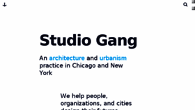 What Studiogang.net website looked like in 2017 (7 years ago)