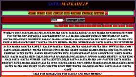 What Sattamatkahelp.wapka.me website looked like in 2017 (7 years ago)