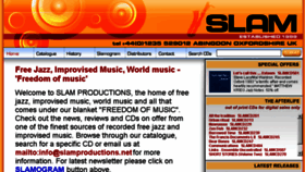 What Slamproductions.net website looked like in 2017 (7 years ago)