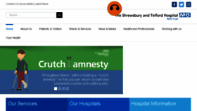 What Sath.nhs.uk website looked like in 2017 (7 years ago)