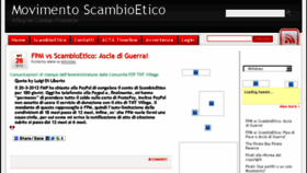 What Scambioetico.org website looked like in 2017 (7 years ago)
