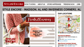 What Style-encoremadisonal.com website looked like in 2017 (8 years ago)