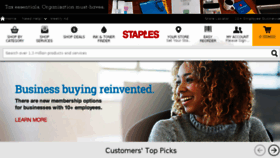 What Staples.com website looked like in 2017 (8 years ago)