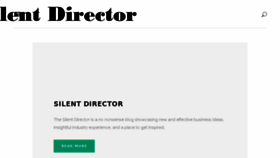 What Silentdirector.com website looked like in 2017 (7 years ago)