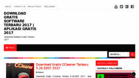 What Softwaresterbaru.com website looked like in 2017 (7 years ago)