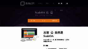 What Scaleoa.com website looked like in 2017 (7 years ago)