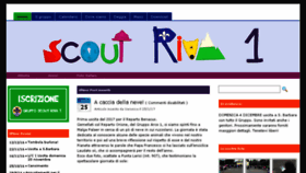 What Scoutriva.it website looked like in 2017 (7 years ago)
